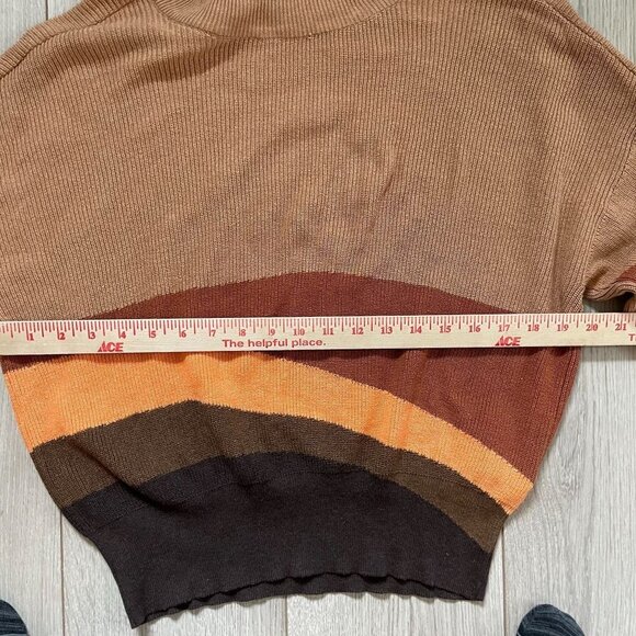 Prana Desert Road Knit Dropped Shoulder Sweater Women Small Multicolor Casual - Picture 7 of 10